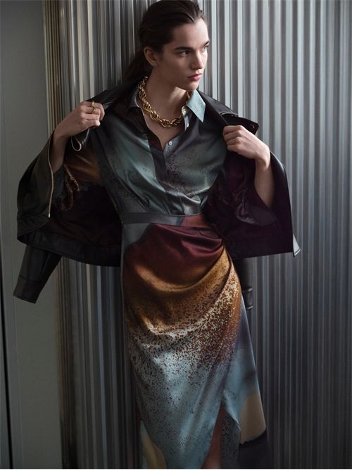 Abito in twill con nodo EMME MARELLA | MERINGA136/001